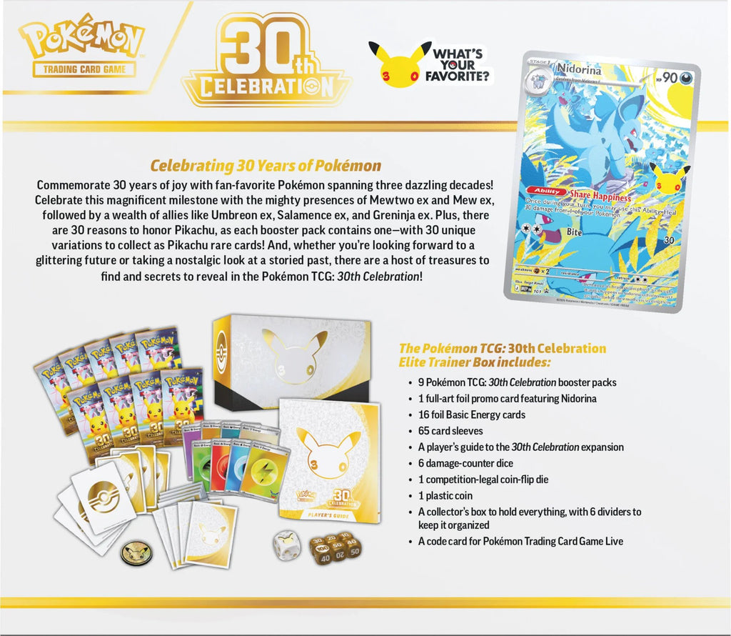 Précommande ETB 30e Anniversaire, Limited